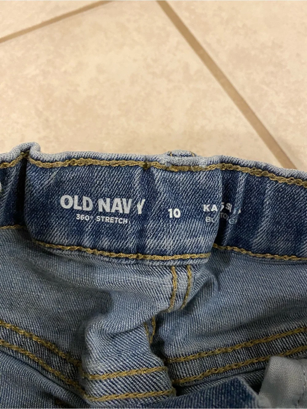 Old Navy Karate Slim Distressed Denim Jeans